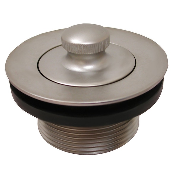 Jones Stephens Pearl Nickel Lift and Turn Tub Drain P3560NP - main